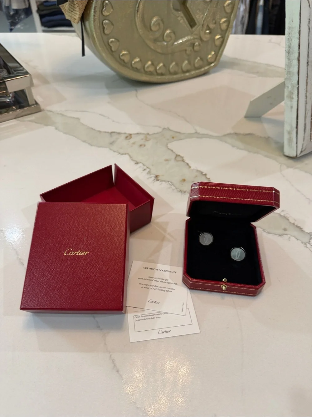 Cartier cuff links